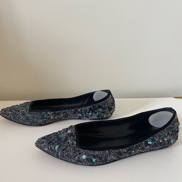 DUSICA DUSICA Beaded Leather Flat - Picture 7 of 16